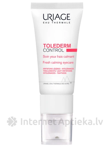 URIAGE Tolederm Control освежающий крем для кожи вокруг глаз, 15 мл | internetaptieka.lv