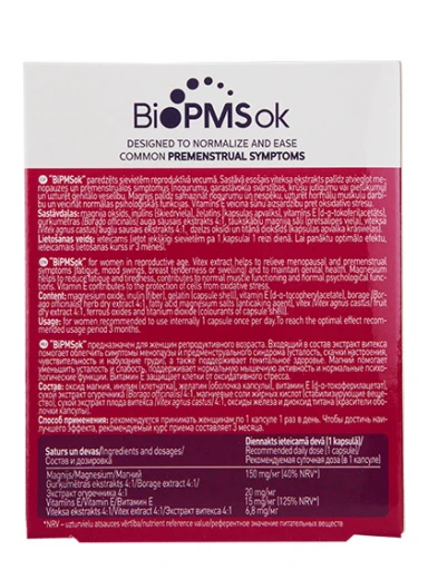 BiPMSok, 30 kapsulas | internetaptieka.lv
