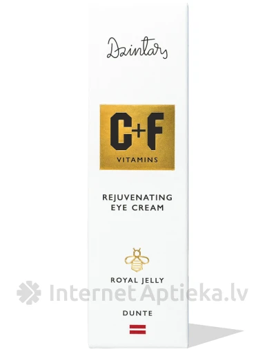 Dzintars Atjaunojošs acu krēms Dunte, 15 ml | internetaptieka.lv
