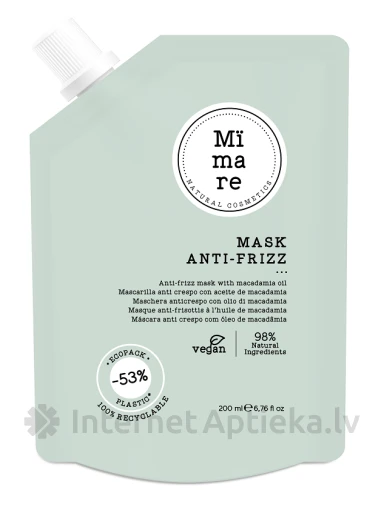 Mimare Maska pret matu spurošanos ar makadāmijas riekstu eļļu, 200 ml | internetaptieka.lv