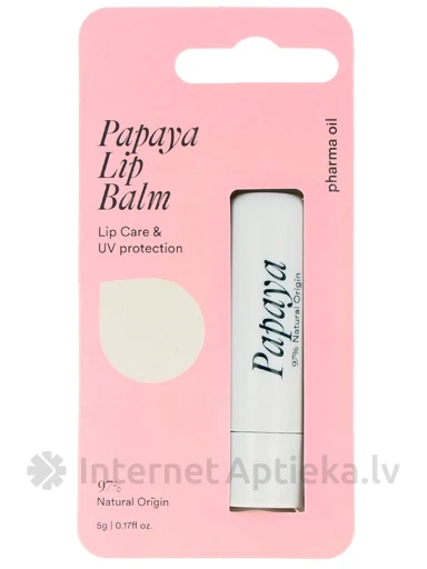 Pharma Oil Papaya бальзам для губ, 5 г | internetaptieka.lv