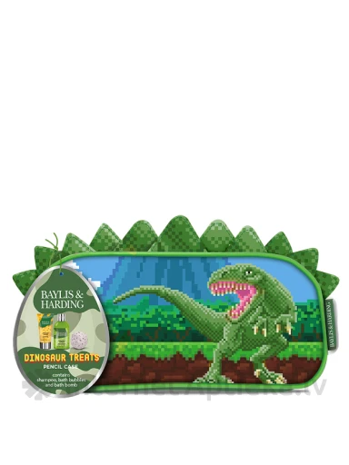Baylis & Harding dinosauruste pliiatsikarpide kinkekomplekt, vannivaht 100ml, šampoon 50ml, vannipomm 45g | internetaptieka.lv