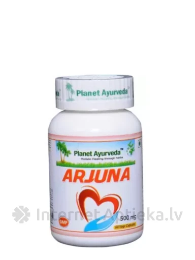 Planet Ayurveda® Arjuna Organic, 60 капсул | internetaptieka.lv