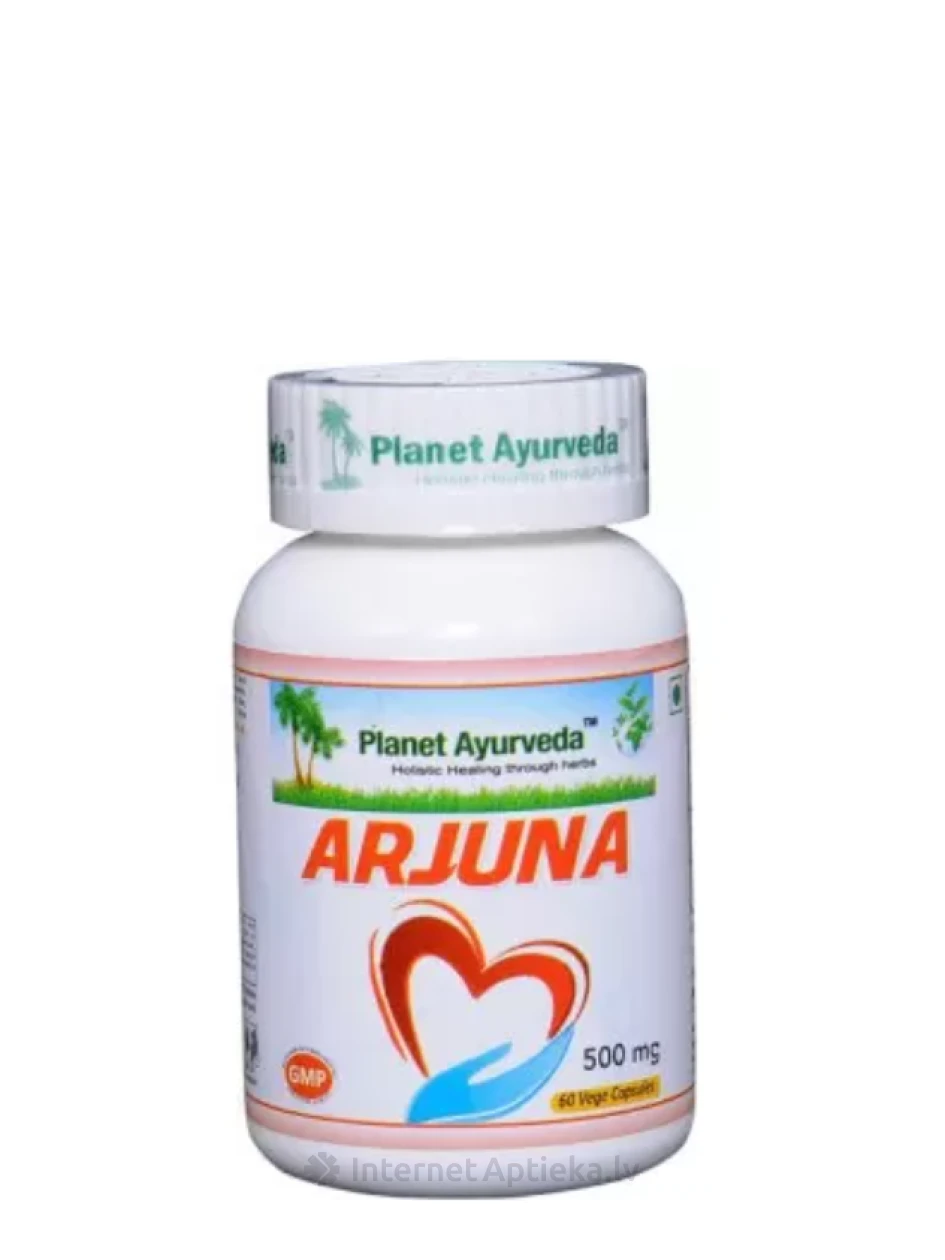 Planet Ayurveda® Arjuna Organic, 60 капсул | internetaptieka.lv