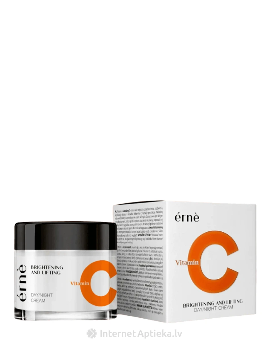 Erne Осветляющий крем для лица с витамином С и эффектом лифтинга, 50 мл | internetaptieka.lv
