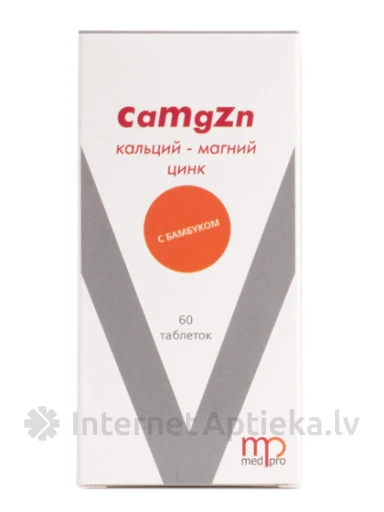 Medpro Kalcijs-magnijs-cinks, 60 tabletes | internetaptieka.lv