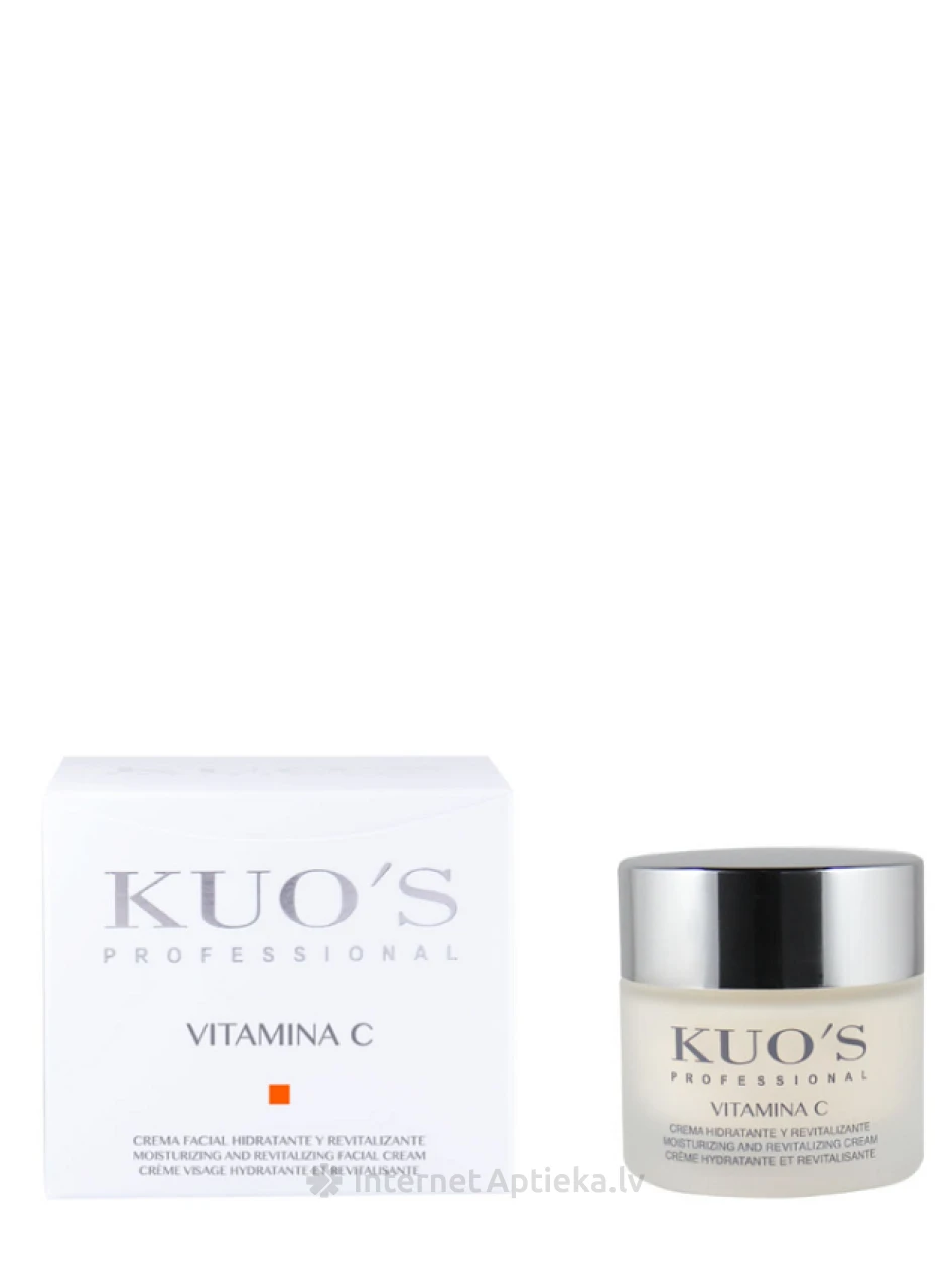KUO`S Vitamin C увлажняющий и восстанавливающий крем для лица, 50 мл | internetaptieka.lv