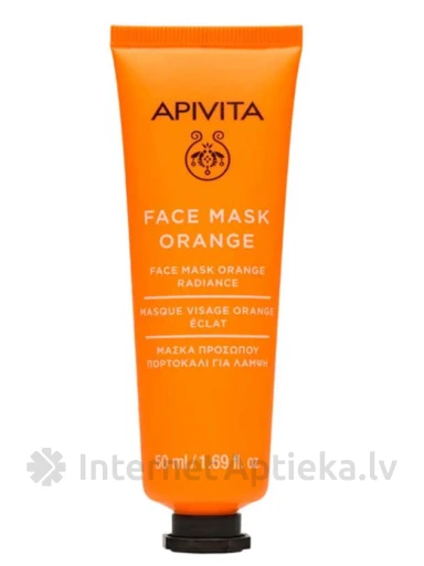 APIVITA Apelsinų veido kaukė, 50 ml | internetaptieka.lv