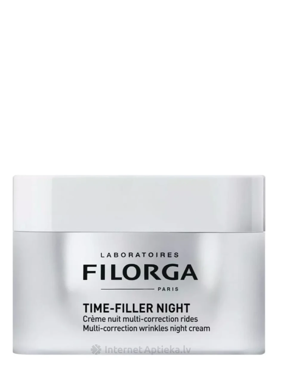FILORGA TIME-FILLER NIGHT pretgrumbu nakts krēms sejai, 50 ml | internetaptieka.lv