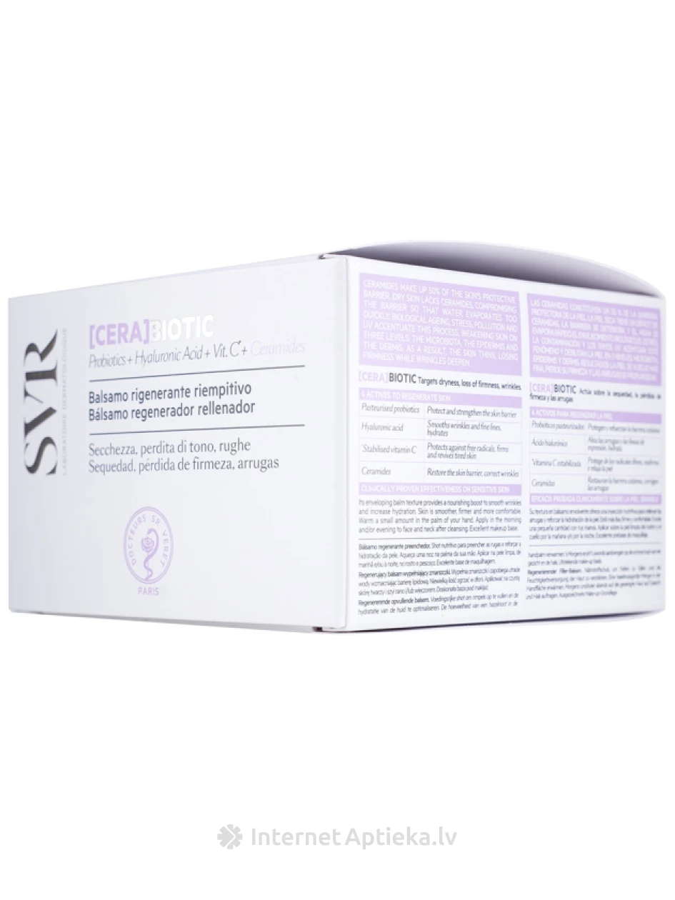 SVR CERA BIOTIC atjaunojošs aizpildošs balzāms, 50 ml | internetaptieka.lv