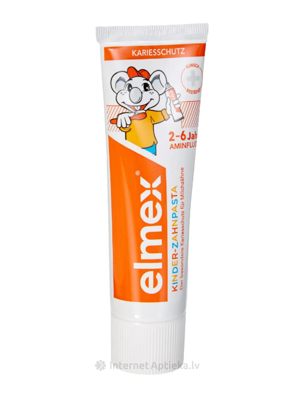 Elmex kids зубная паста с 2-6 лет, 50 мл | internetaptieka.lv