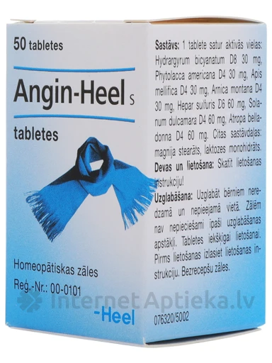 Angin-Heel, 50 tabletes | internetaptieka.lv