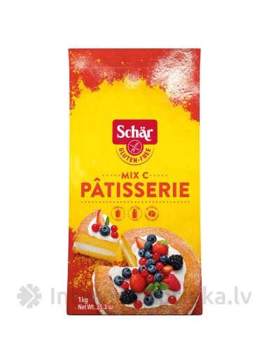 Schär Mix C безглютеновая мучная смесь для пирожных и кексов, 1 кг | internetaptieka.lv