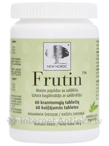 Frutin, 60 košlājamas tabletes | internetaptieka.lv