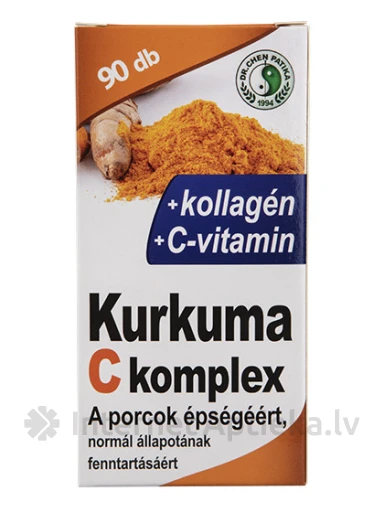 Kurkuma C Komplex капсулы с коллагеном, 90 капсул | internetaptieka.lv