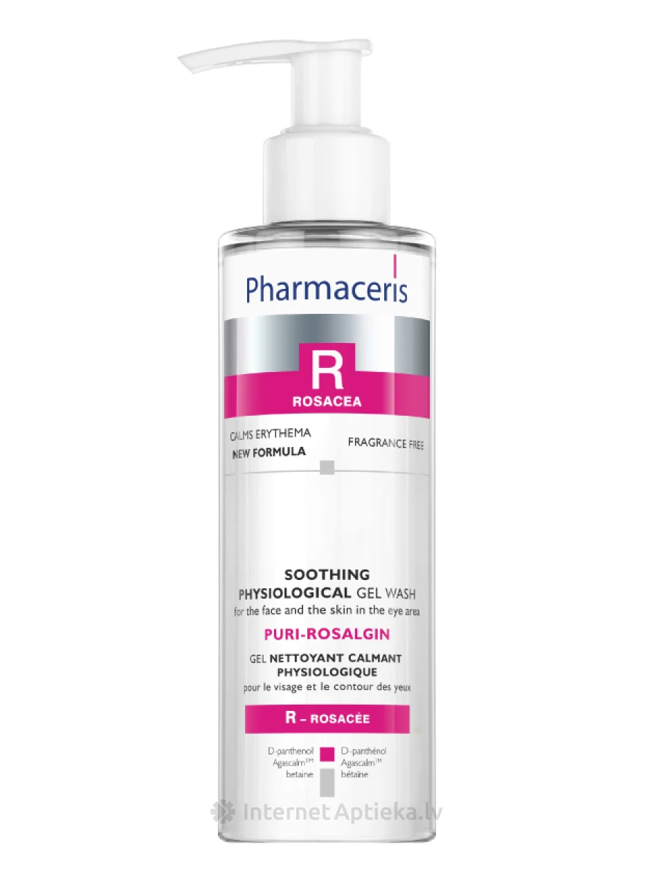 Гель для умывания Pharmaceris R-Puri Rosalgin, 190 мл | internetaptieka.lv