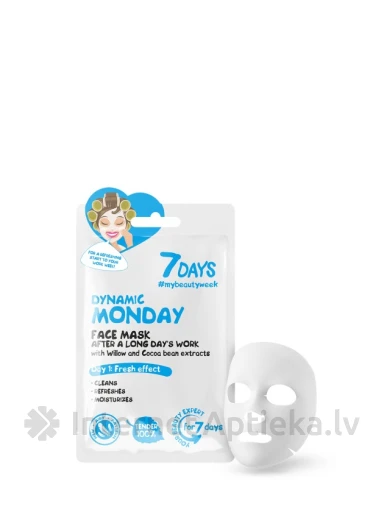 7Days Može Monday Näomask, 28 g | internetaptieka.lv