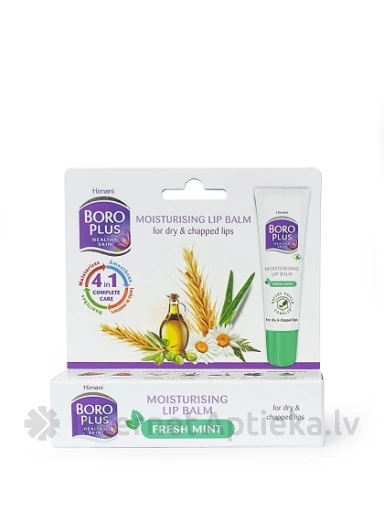 BORO PLUS huulepalsam piparmünt, 10 ml | internetaptieka.lv