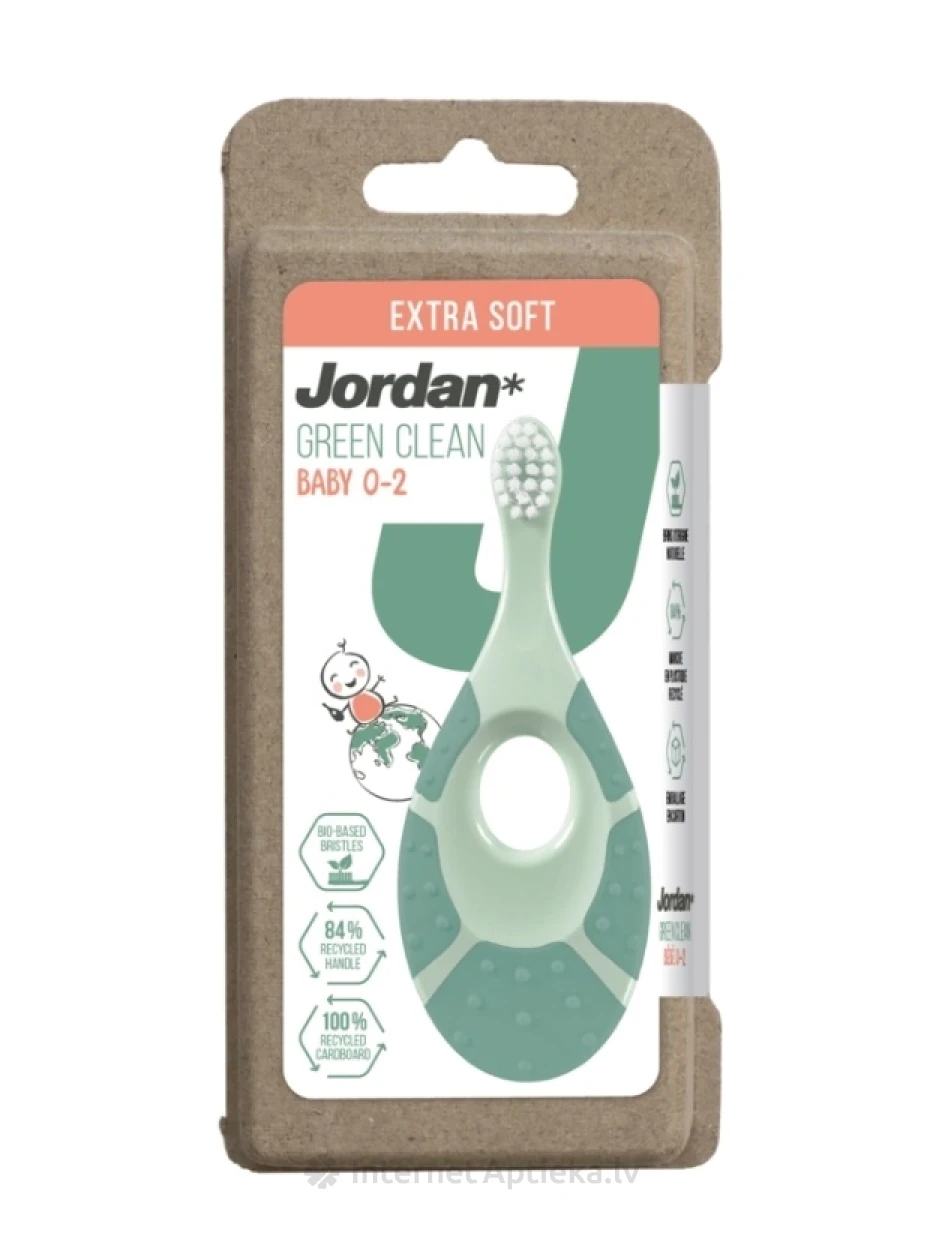 JORDAN Green Clean Step 0-2 zobu birste īpaši mīksta, 1 gb. | internetaptieka.lv