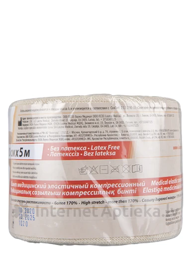 Lauma Medical эластичный бинт 10 см х 5 м, 1 шт. | internetaptieka.lv