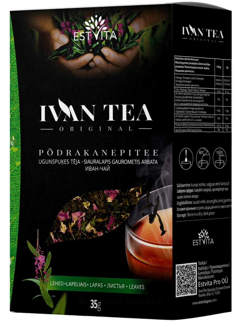 Tulerohi lehtede tee, 35 g | internetaptieka.lv