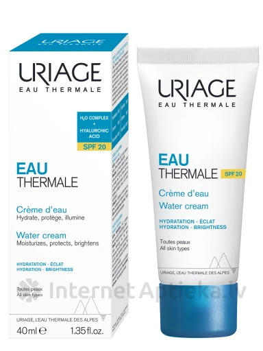 URIAGE EAU THERMALE легкий увлажняющий крем с SPF20, 40 мл | internetaptieka.lv