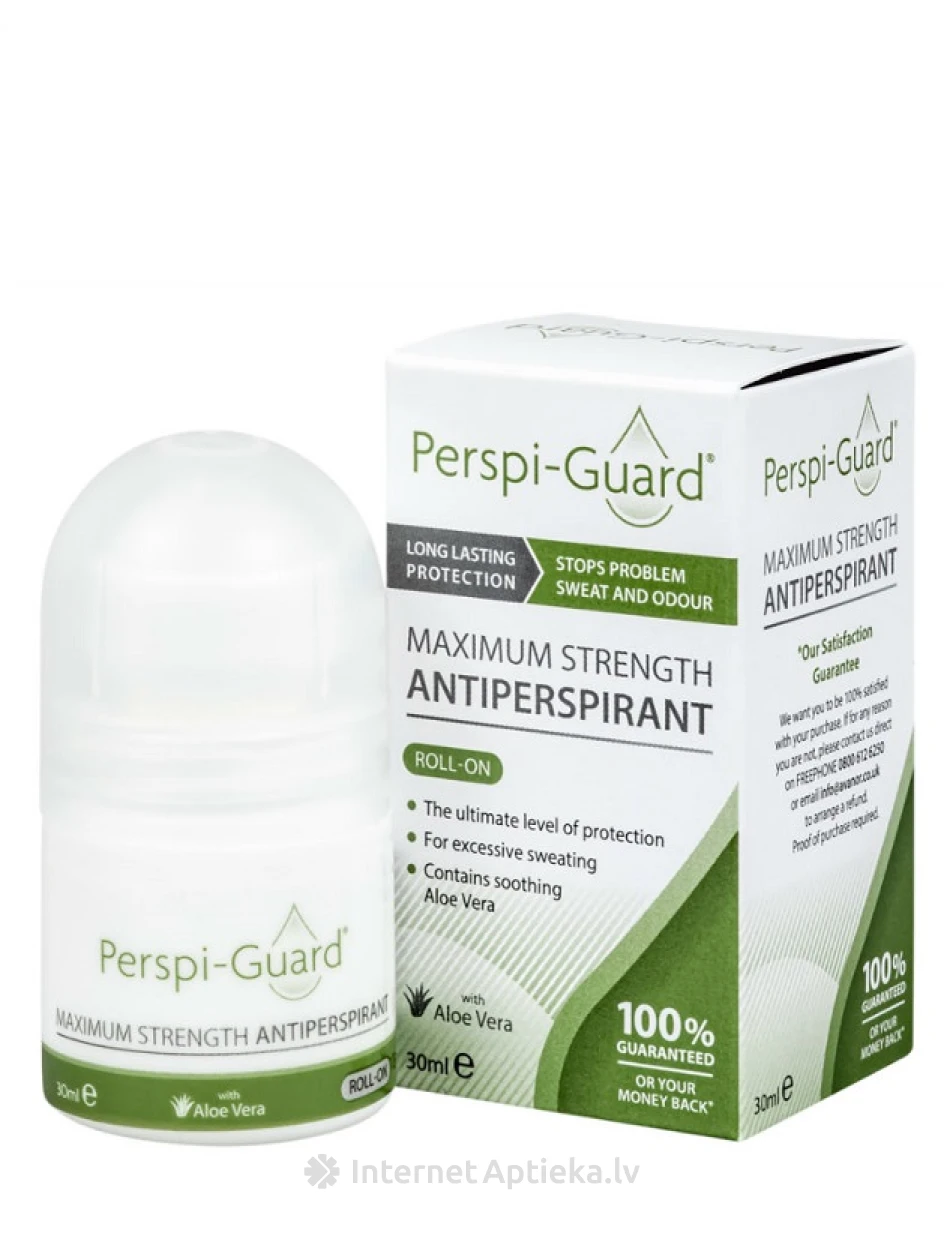 PERSPI Guard ROLL ON higistamisvastane rull aaloega, 30 ml | internetaptieka.lv