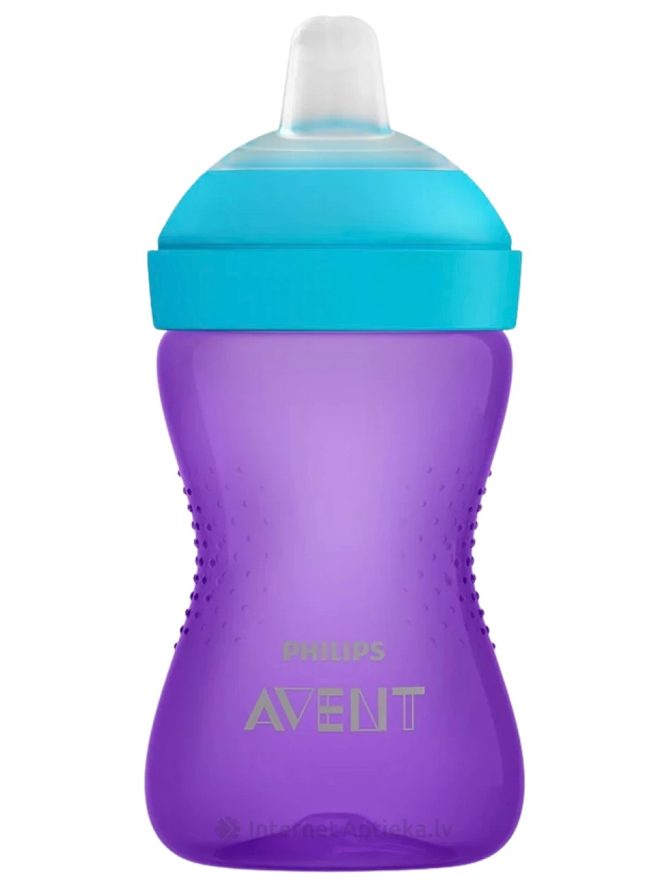 Philips Avent My Grippy учебная чашка 9м+, фиолетовая, 300 мл | internetaptieka.lv