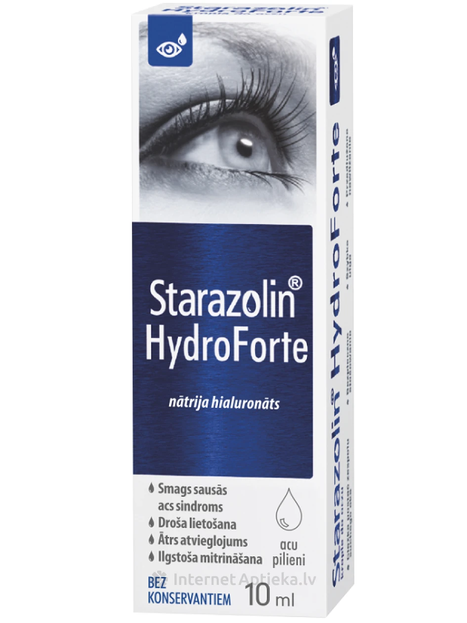 Starazolin HydroForte капли для глаз - InternetAptieka.lv