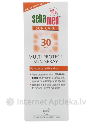 SEBAMED SUN CARE sauļošanās losjons ar izsmidzinātāju SPF30, 150 ml | internetaptieka.lv