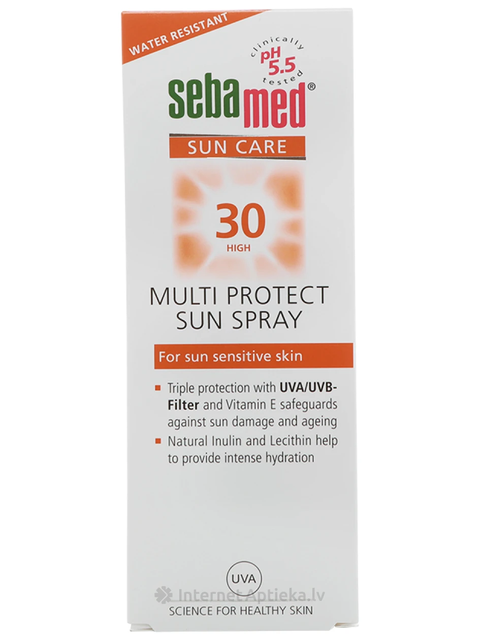 SEBAMED SUN CARE päikesekaitsekreem spreiga SPF30, 150 ml | internetaptieka.lv