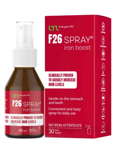 LYL F26 SPRAY®️ iron boost, sprejs, 60 ml | internetaptieka.lv