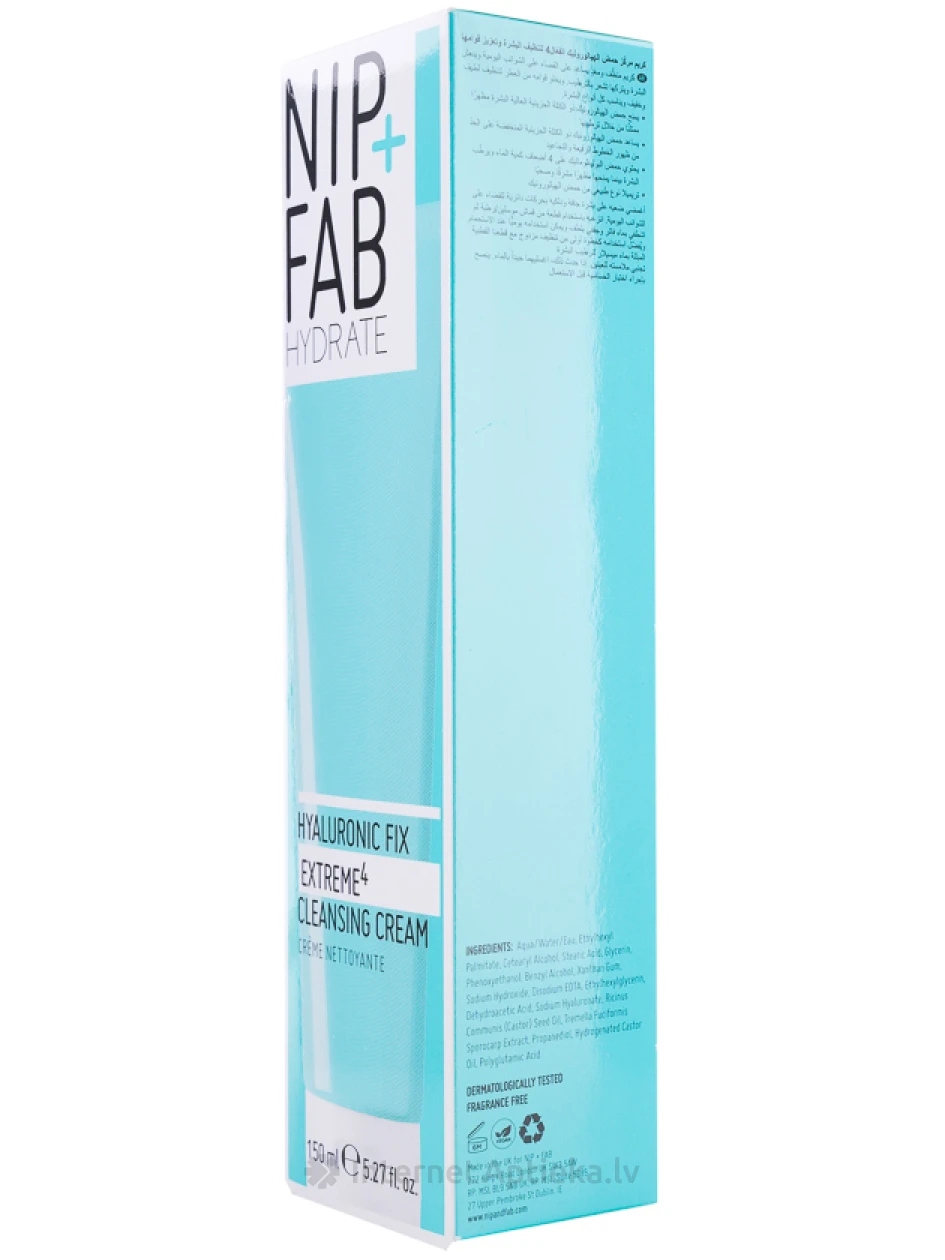 NIP+FAB Hyaluronic Fix Extreme4 очищающее средство, 150 мл | internetaptieka.lv