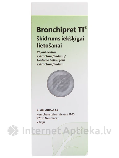 Bronchipret TI жидкость для внутреннего применения, 100 мл | internetaptieka.lv