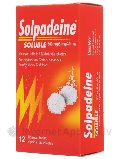 Solpadeine Soluble, 12 растворимых таблеток | internetaptieka.lv