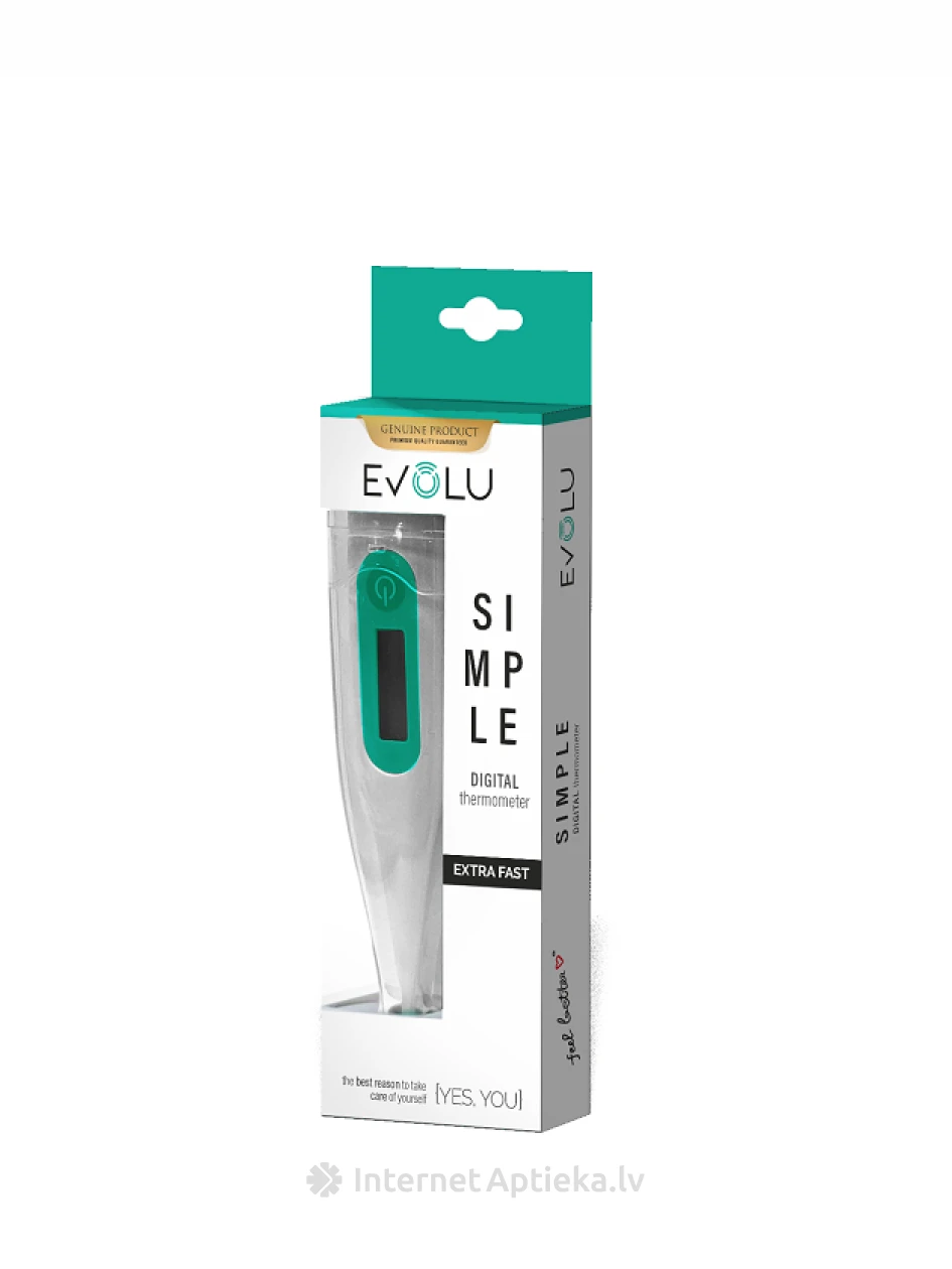 Evolu Simple digitaalne termomeeter, DMT-4132, 1 tk. | internetaptieka.lv