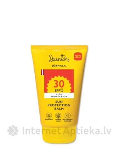 Dzintars Sauļošanās aizsargbalzams Jūrmala SPF30 UVA+UVB, 100 ml | internetaptieka.lv