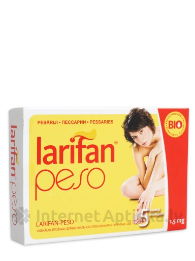 LarifanPESO Pesāriji 1.5 mg, 5 gb. | internetaptieka.lv