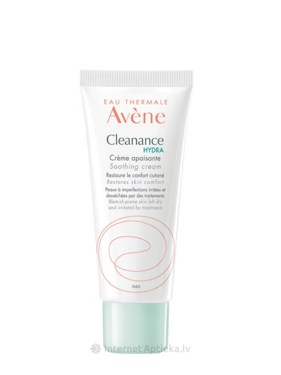 AVENE CLEANANCE HYDRA Raminantis kremas, 40 ml | internetaptieka.lv