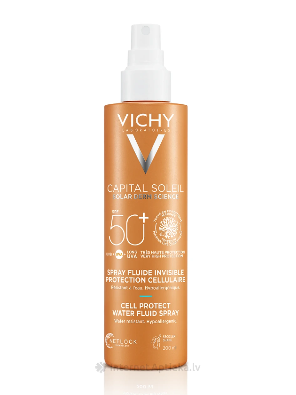Vichy Capital Soleil sprejs SPF50, 200 ml | internetaptieka.lv