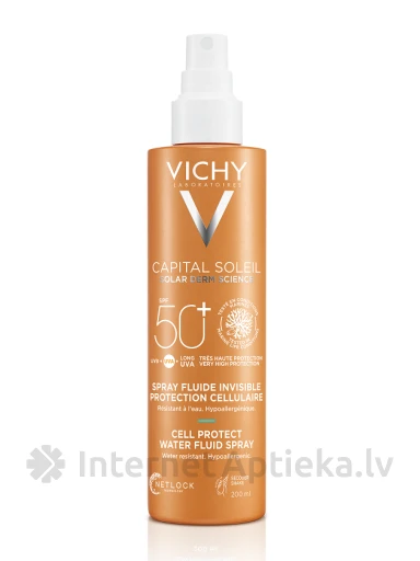 Спрей Vichy Capital Soleil SPF50, 200 мл | internetaptieka.lv