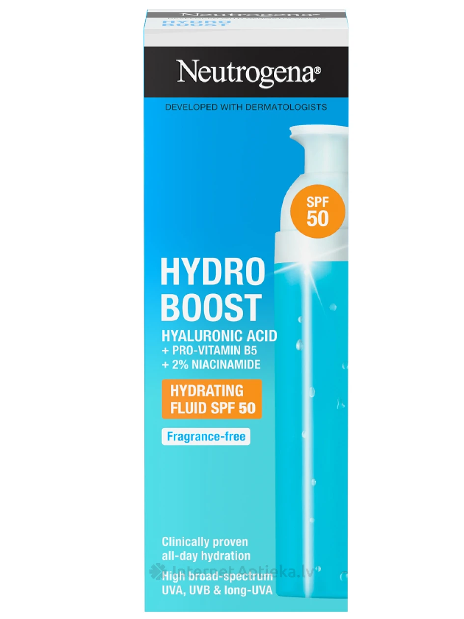 Neutrogena® Hydro Boost Увлажняющий флюид SPF50, 50 мл | internetaptieka.lv