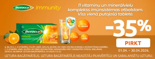 Apr 26 Apakškateg. Vitamīni imunitātei