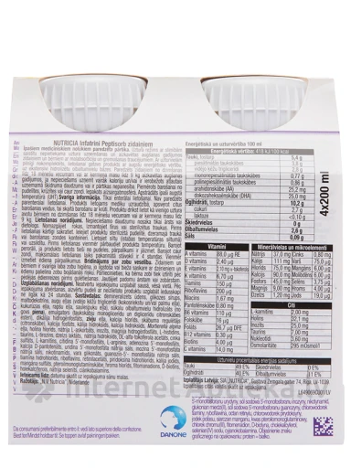 Infatrini Peptisorb, 4 x 200 ml | internetaptieka.lv