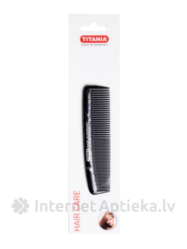 Titania Matu ķemme 12.5 cm melna, 1 gb. | internetaptieka.lv