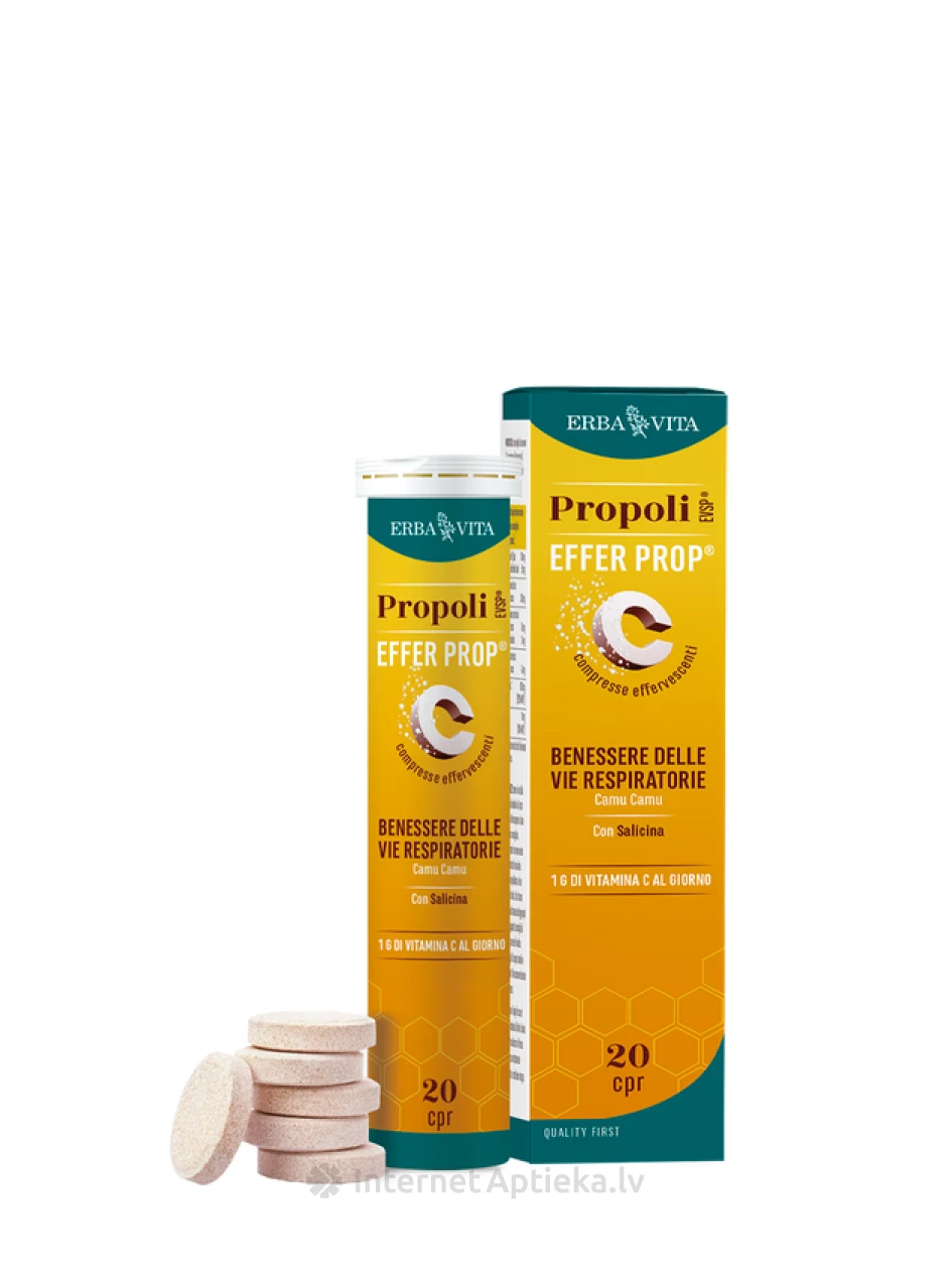 Propoli EVSP® EFFER PROP®, 20 putojošas tabletes | internetaptieka.lv