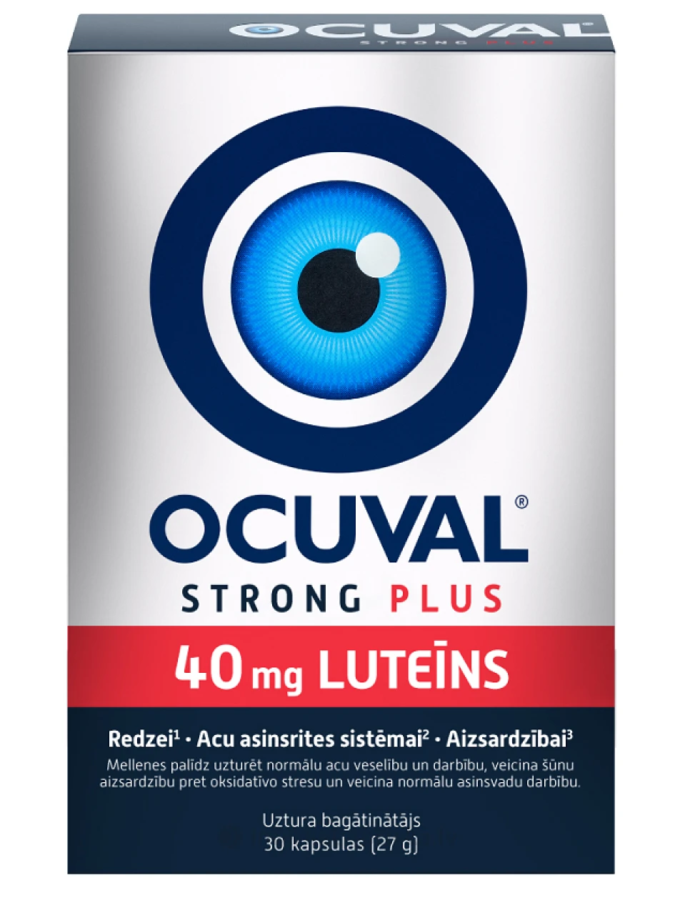 Ocuval Strong Plus kapsulas, 30 gb. | internetaptieka.lv