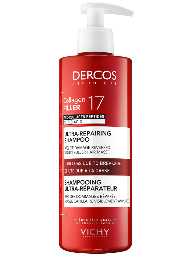 Vichy Dercos COLLAGEN 17 FILLER Atjaunojošs