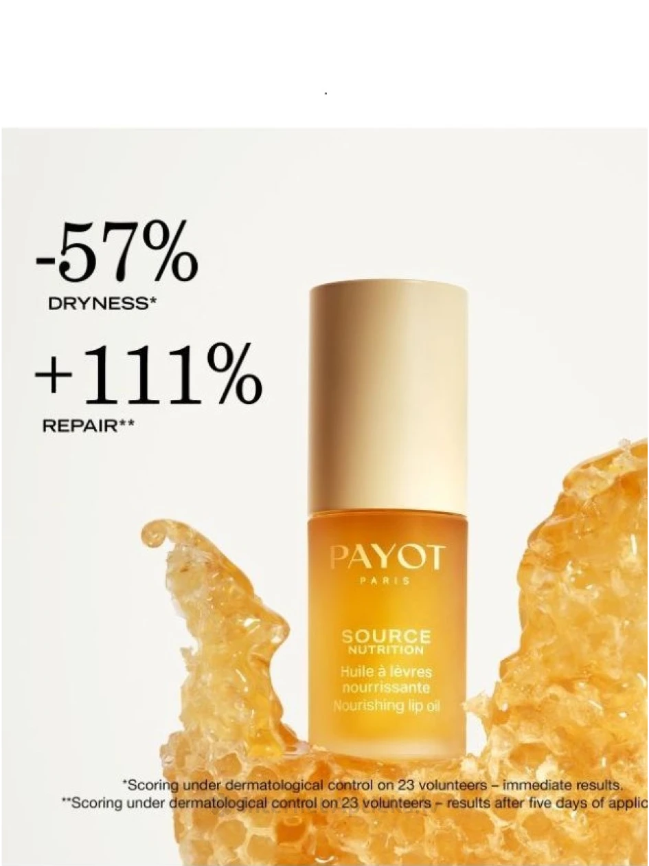 PAYOT Source Nutrition barojoša un dziedinoša eļļa lūpām, 5 ml | internetaptieka.lv