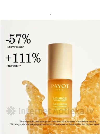 PAYOT Source Nutrition barojoša un dziedinoša eļļa lūpām, 5 ml | internetaptieka.lv